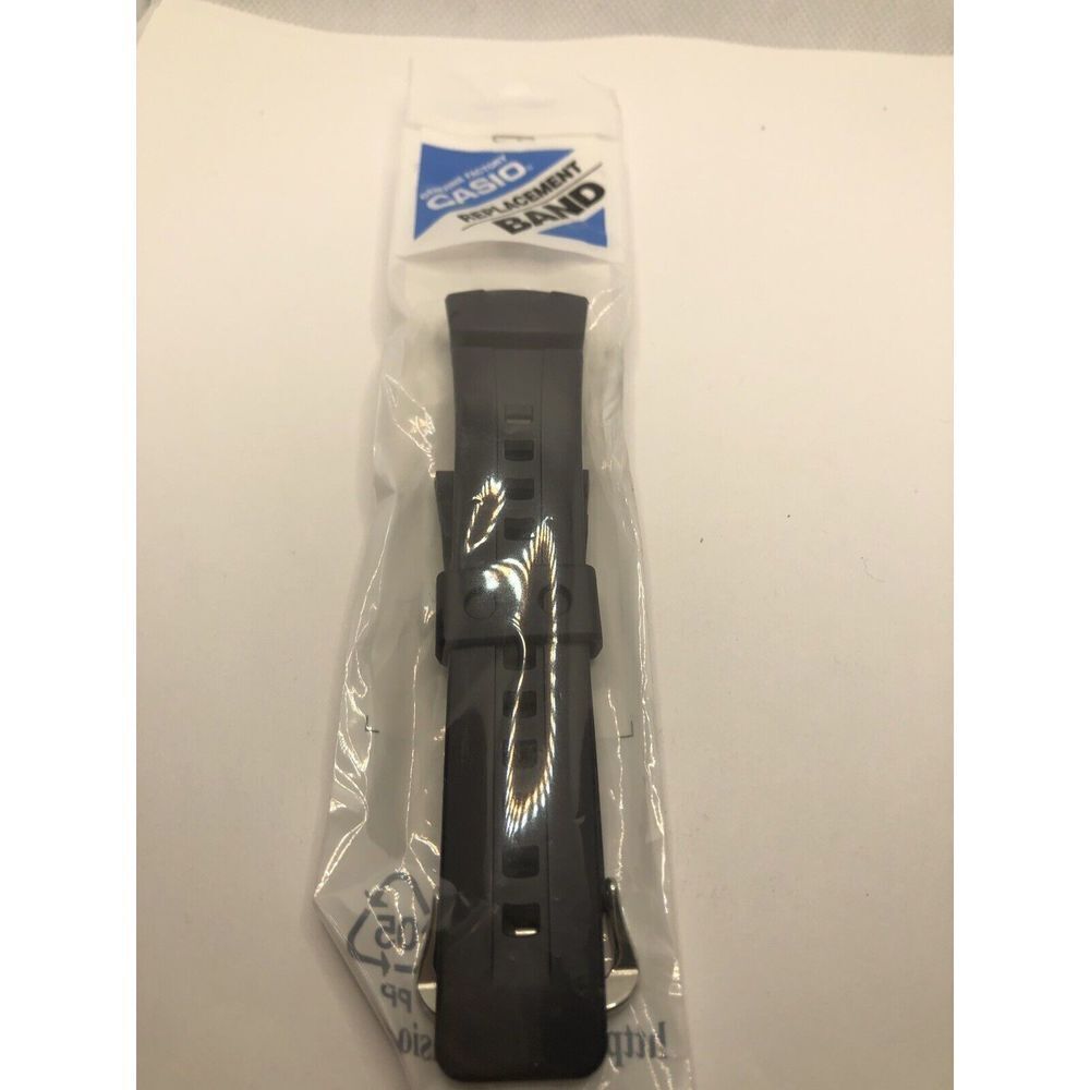 Casio Watch Band Replacement 2 Piece In Packaging S2010 G-100 Blue Silicone PY40